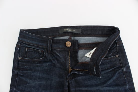 Ermanno Scervino Blauwe Slim Jeans Denim Broek Skinny Pijpen Stretch - Image 5