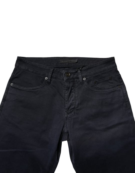 Siviglia Zwarte Mid Waist Katoenen Skinny Denim Heren Trouser Jeans - Image 5