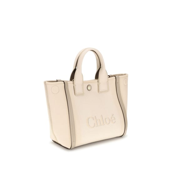 Chloé Beige Katoenen Handtas - Image 3