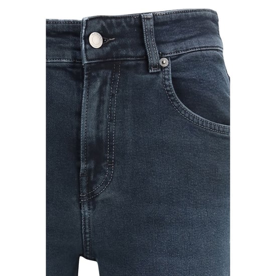 Haikure Blauwe Katoenen Uitlopende Jeans - Image 3