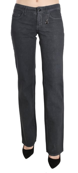 Costume National Grijze Lage Taille Rechte Jeansbroek - Image 1