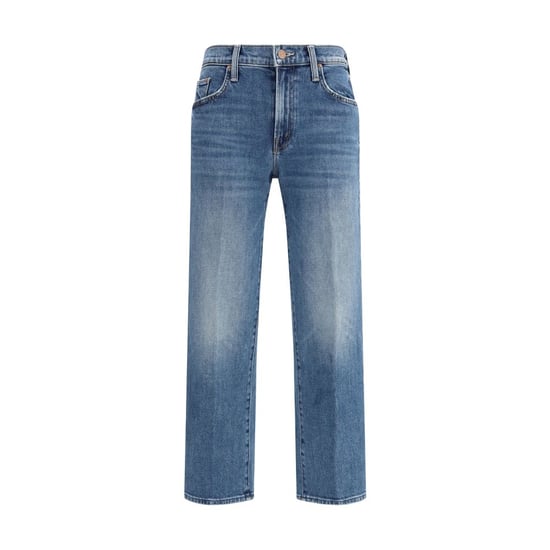 Mother Denim Blauwe Katoenen Relaxed Fit Jeans - Image 1