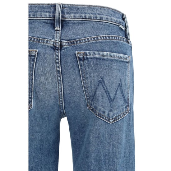 Mother Denim Blauwe Katoenen Relaxed Fit Jeans - Image 3