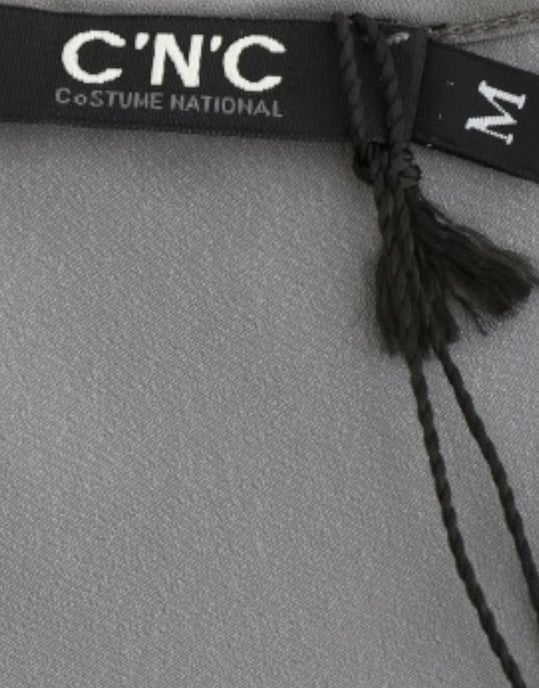 Costume National Grijs V-hals lange t-shirt - Image 6