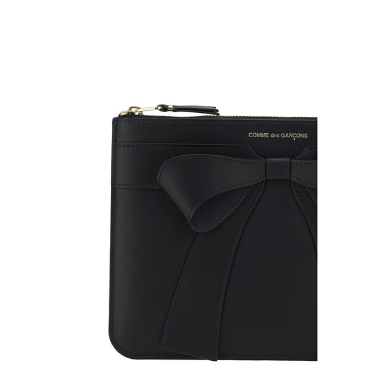 Comme Des Garçons Zwarte Kalfslederen Bos Taurus Portemonnee - Image 3