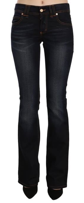 John Galliano Blauwe Gewassen Midden Taille Regular Leg Bootcut Spijkerbroek - Image 2