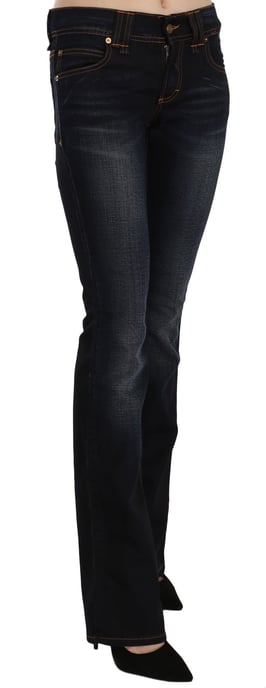 John Galliano Blauwe Gewassen Midden Taille Regular Leg Bootcut Spijkerbroek - Image 5