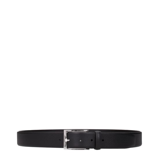 Testoni Zwart Leren Regular Riem - Image 1