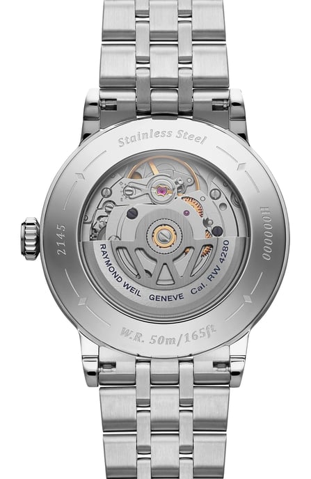 Raymond Weil Millesime Dames Horloge Zilverkleurig 2145-STS-05511 - Image 3