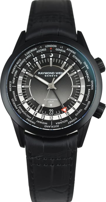 Raymond Weil Freelancer Heren Horloge Zwart 2765-BKC-20001 - Image 1