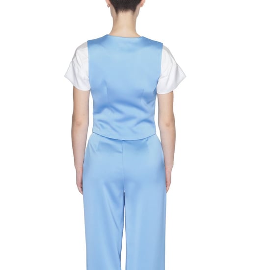 Silence Blauwe Polyester Vest - Image 2