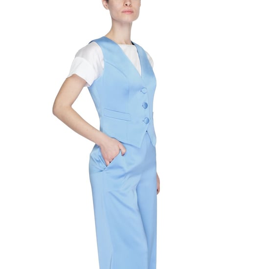 Silence Blauwe Polyester Vest - Image 3