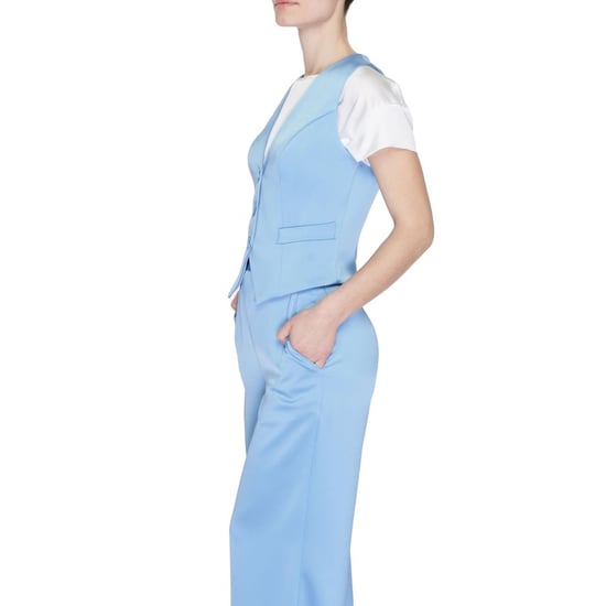 Silence Blauwe Polyester Vest - Image 4
