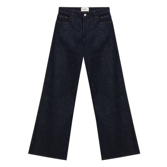 Coperni Blauwe Katoenen Hoog-waisted Jeans - Image 1