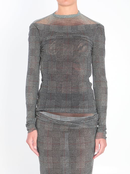Body Shadow en Prince of Wales top - Image 1
