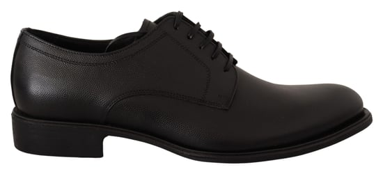 Dolce & Gabbana Zwarte Leren Veterschoenen voor Mannen - Image 1