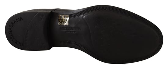Dolce & Gabbana Zwarte Leren Veterschoenen voor Mannen - Image 5