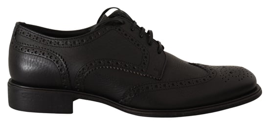 Dolce & Gabbana Zwarte Leren Oxford Wingtip Formele Dresschoenen - Image 1