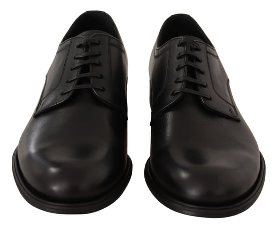 Dolce & Gabbana Zwarte Leren Veterschoen voor Heren Formele Derby Schoenen - Image 2