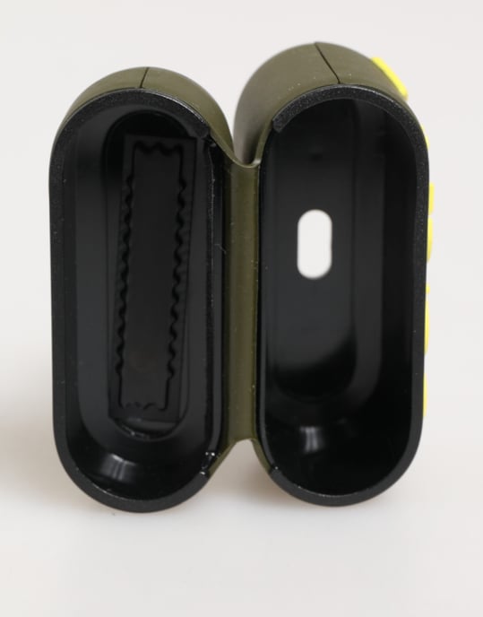 Dolce & Gabbana Legergroen Rubberen Logo Gegraveerde Accessoire Airpods Hoes - Image 6