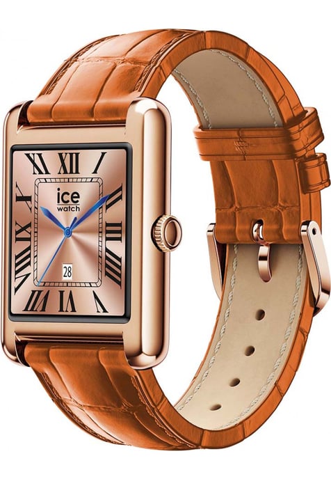 Ice Watch Ice Smart Tk 2.0 - Rose-gold - Cognac Croco Unisex Horloge Bruin 025383 - Image 3