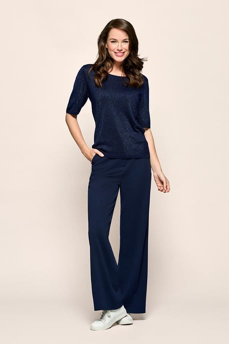 Audrey Lurex Top Navy - Image 2
