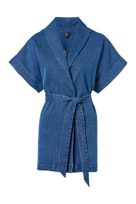 Roseline Kimono Blazer Denim - Image 3
