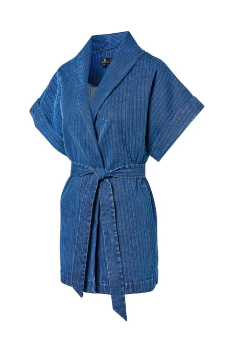 Roseline Kimono Blazer Denim - Image 4