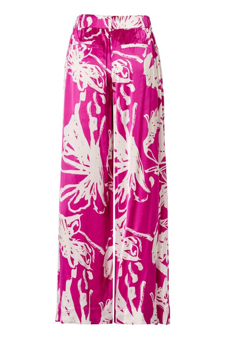 Benfield Print Broek Licht Berry / Offwhite - Image 4