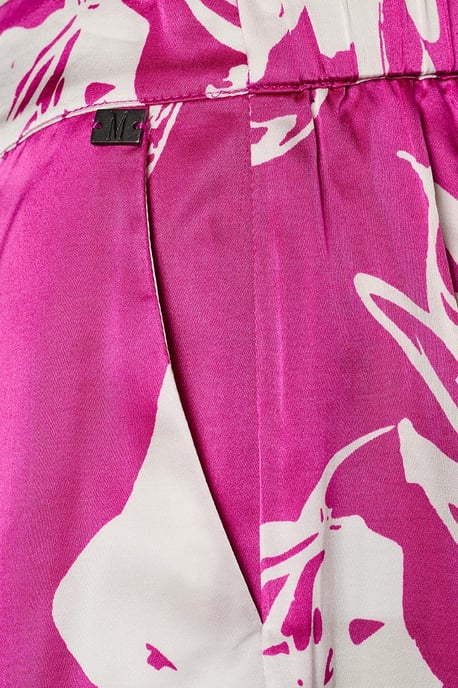 Benfield Print Broek Licht Berry / Offwhite - Image 5