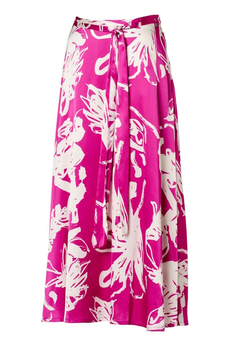 Hannah Print Rok Licht Berry / Offwhite - Image 3
