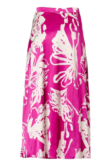 Hannah Print Rok Licht Berry / Offwhite - Image 4