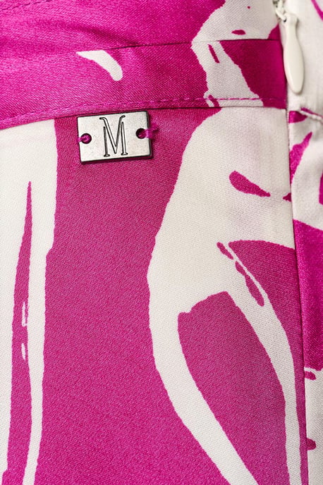 Hannah Print Rok Licht Berry / Offwhite - Image 5