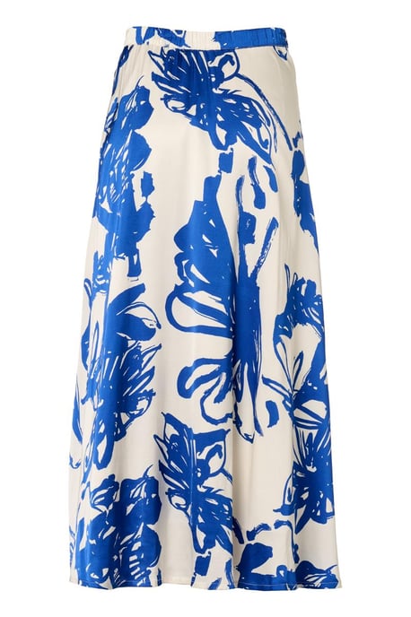 Hannah Print Rok Kobalt / Off White - Image 4