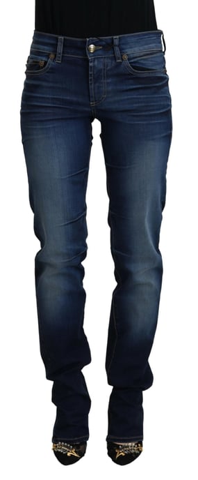 Just Cavalli Blauwe Katoenen Casual Denim Jeans voor Dames - Image 1