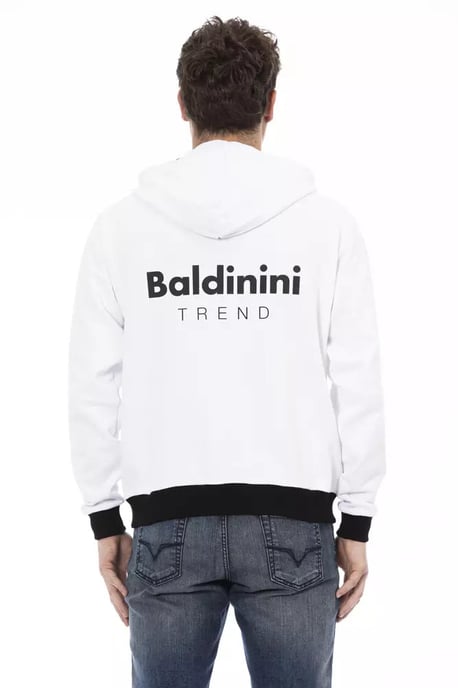 Baldinini Trend Witte Katoenen Herentrui - Image 3