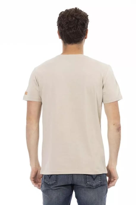 Trussardi Action Beige Katoenen Heren T-shirt - Image 4