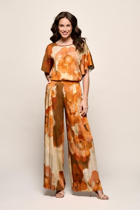 Abigail Print Top Oranje / Multi - Image 1