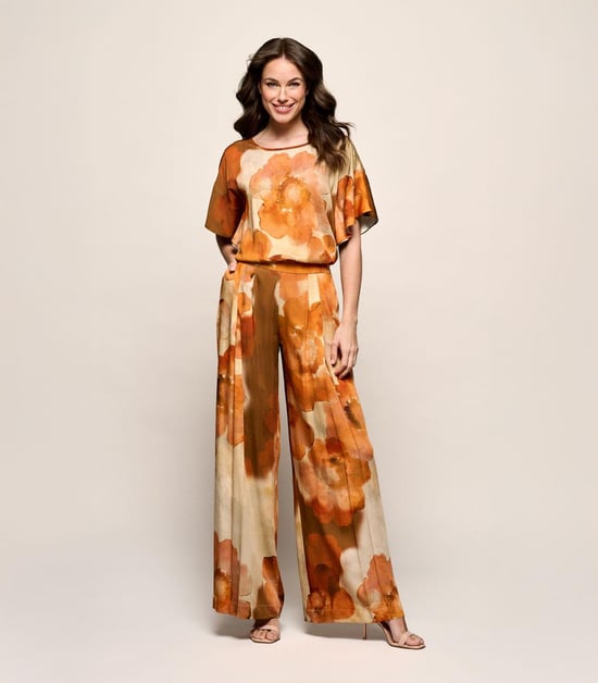 Abigail Print Top Oranje / Multi - Image 6