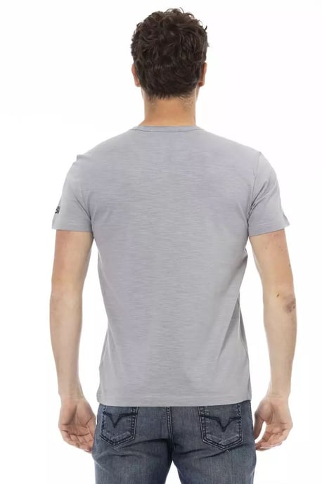 Trussardi Action Grijze Katoenen Heren T-Shirt - Image 4
