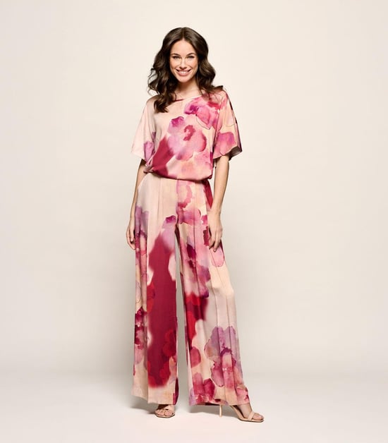Abigail Print Top Roze - Image 6