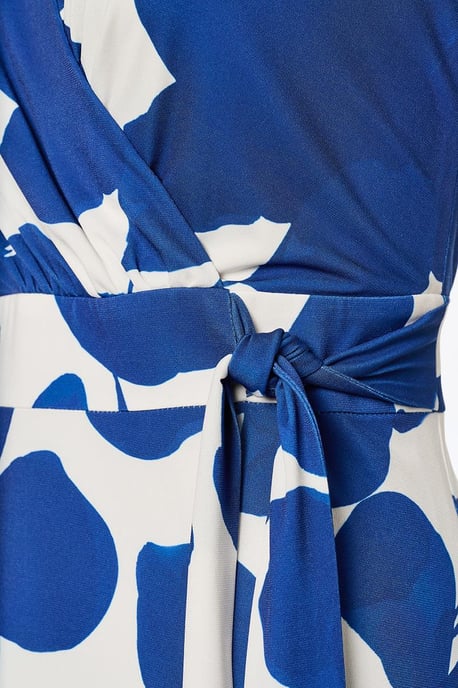Reggy Print Jurk Navy / Off White - Image 5