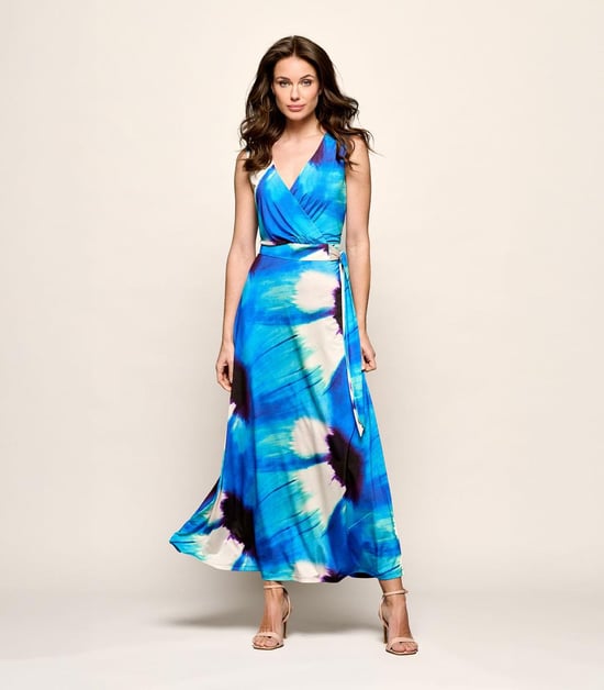 Reggy Print Jurk Blauw / Multi - Image 6