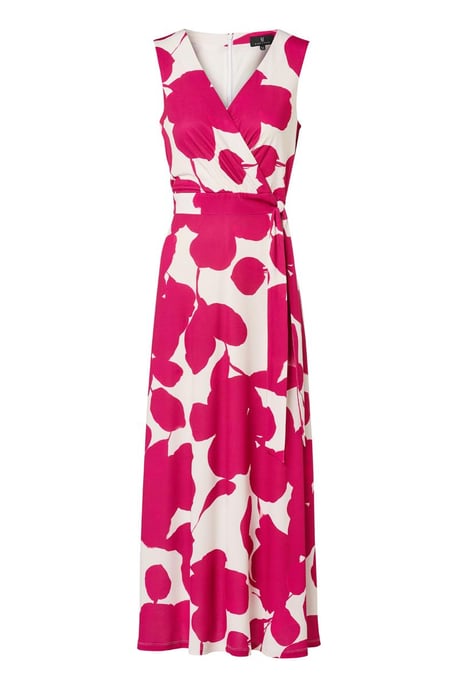 Reggy Print Jurk Offwhite / Roze - Image 2