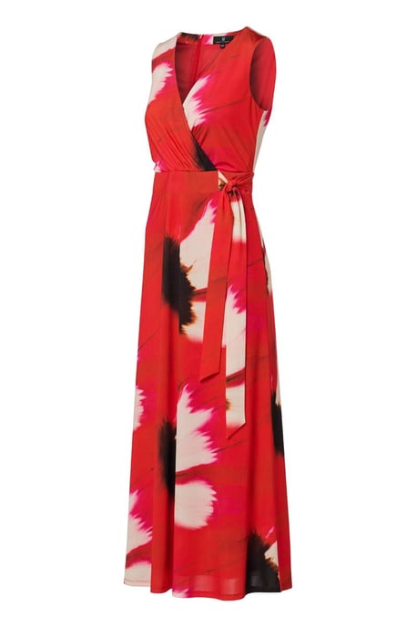 Reggy Print Jurk Rood / Multi - Image 3