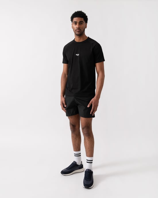 Slim Fit T-Shirt in Zwart - Image 4