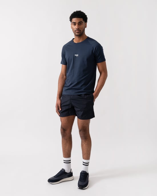 Strand T-Shirt Slim Fit T-Shirt in Donkerblauw - Image 3