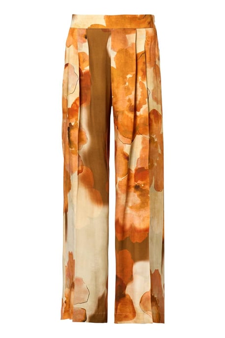 Corby Print Broek Oranje / Multi - Image 2