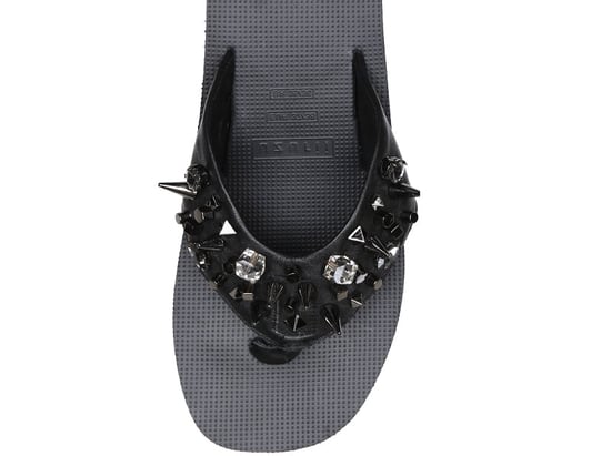 Luxe teenslipper in taupe - Image 3