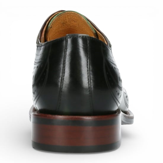 Lorenzo Conti Heren Khaki Groene Leren Brogue Oxford Nette Schoenen - Ayan-01 - Image 6